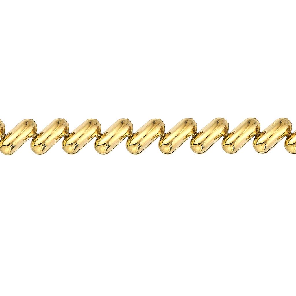 14K Yellow Gold Polished San Marco Bracelet