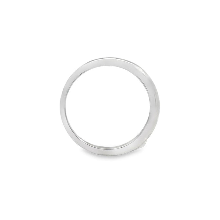 18K White Gold Knife Edge Wedding Band – Wm. Harold Collection – 1.6mm