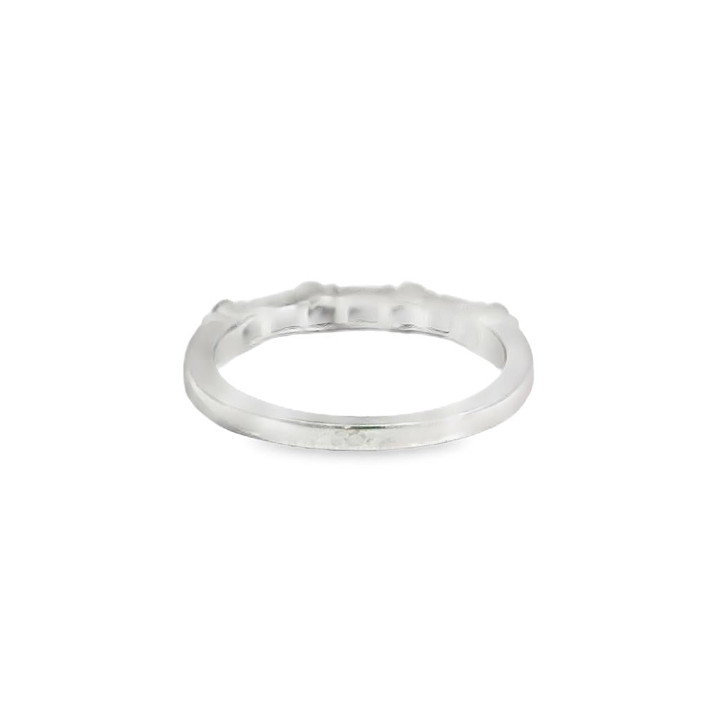 Pre-Owned Tiffany & Co. 0.35 CTW Diamond Platinum Baguette and Round Band Ring