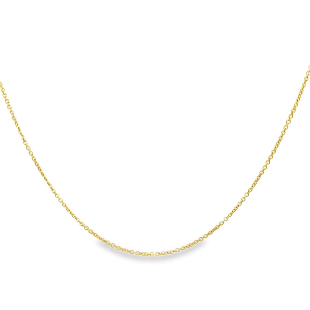 Pre-Owned Tiffany & Co. 18K Yellow Gold Chain Necklace – 18"