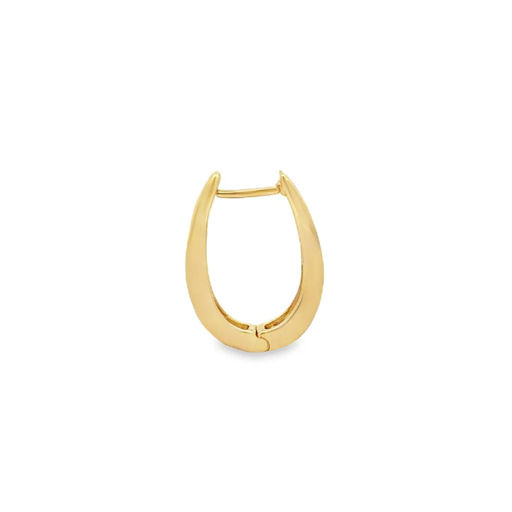 Pre-Owned Diamond Hoop Earrings 14K Yellow Gold – 19.5mm