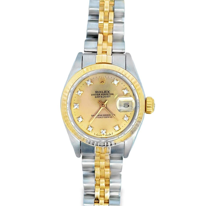 Rolex Ladies Datejust Two-Tone 69173 – Factory Diamond Dial (1986)