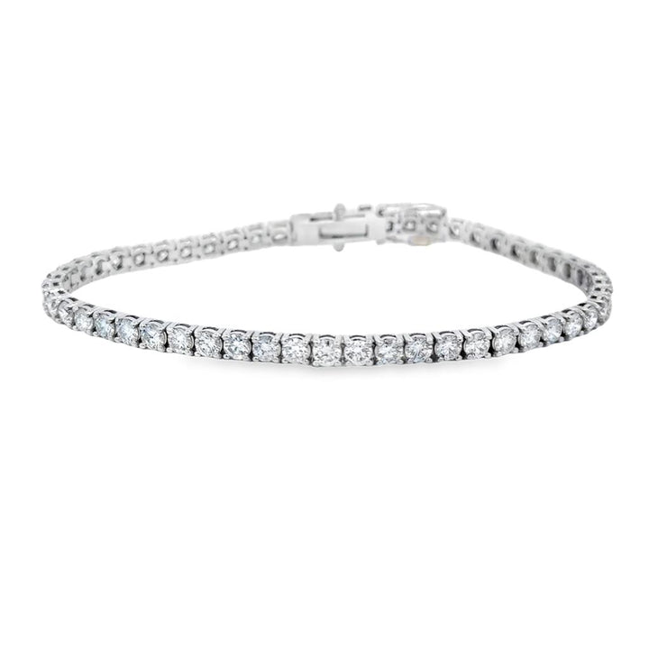 6.24 CTW Diamond 14K White Gold Tennis Bracelet