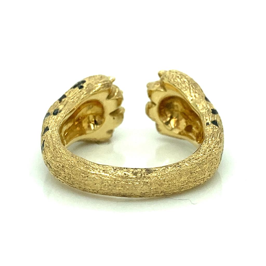 Sal Praschnik 18K Yellow Gold Cheetah Paw Ring
