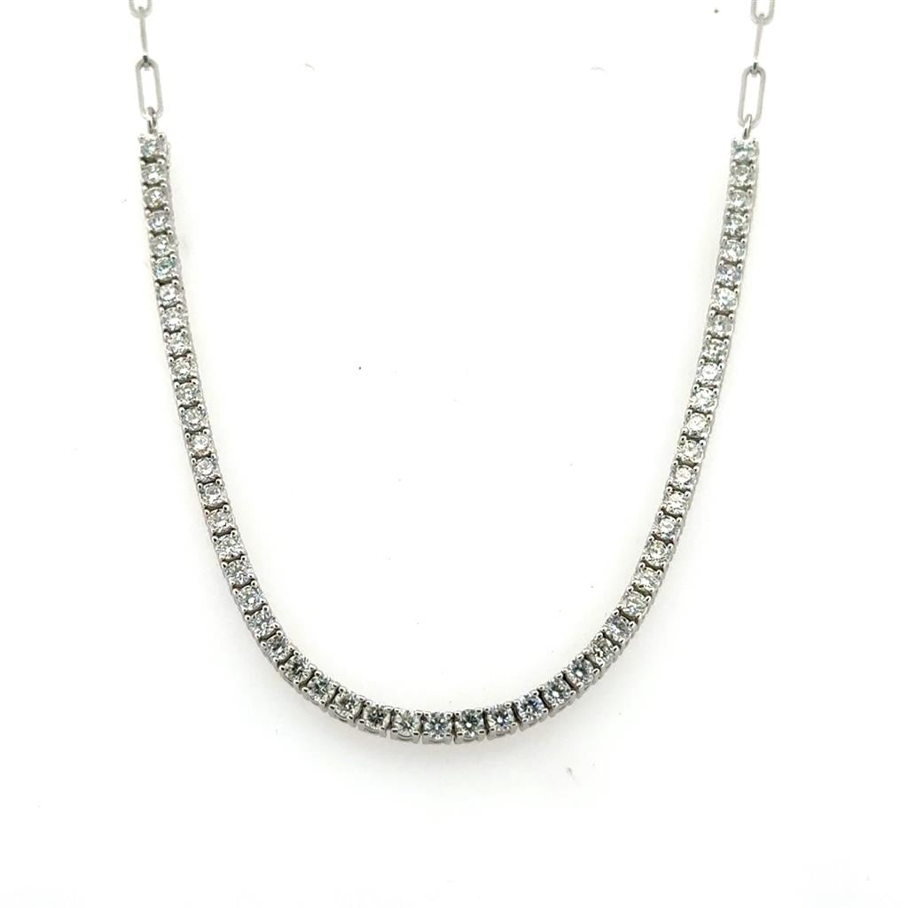 2.00 CTW Diamond 14K White Gold Necklace