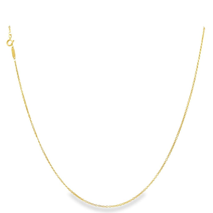 Pre-Owned Tiffany & Co. 18K Yellow Gold Chain Necklace – 18"