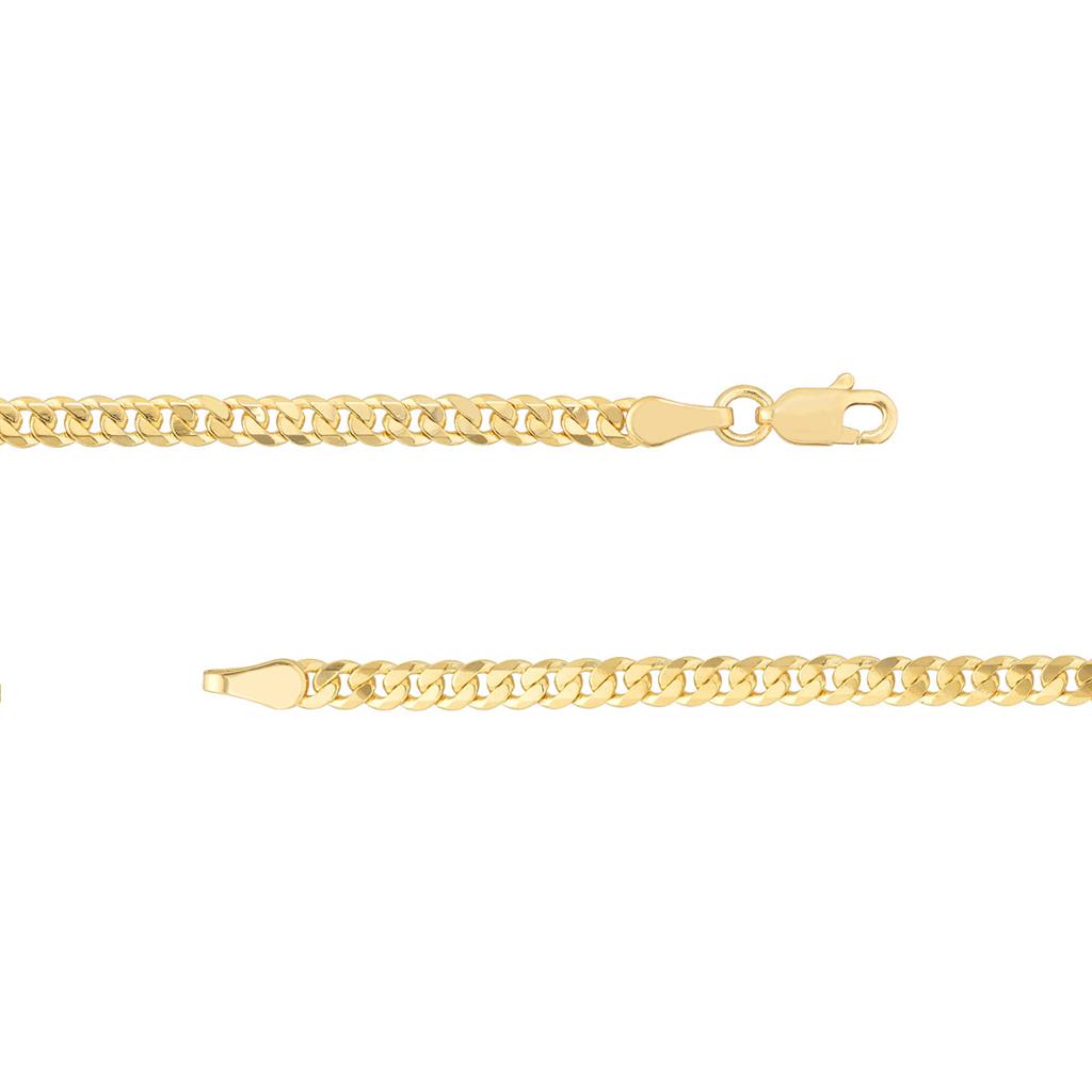 14K Yellow Gold Cuban Link Bracelet