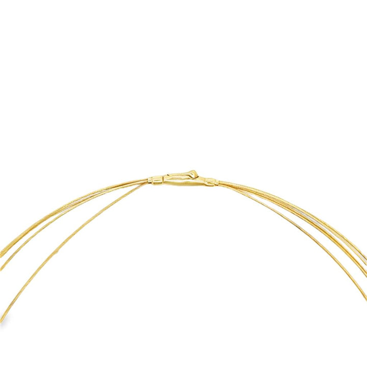 14K Yellow Gold Five-Wire Chain Necklace – 16"