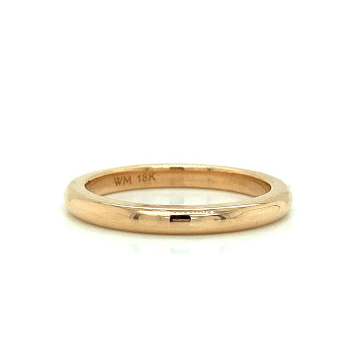 2.2mm Rose Gold Wedding Band